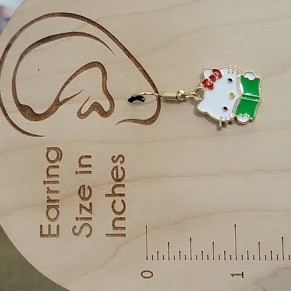 Hello Kitty Bookworm Drop Earrings - Picture 3 of 5